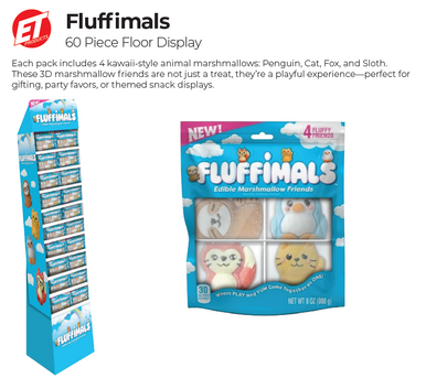 まぁ〜くん Digital Slim Fluffy Fluffimals - 60ct