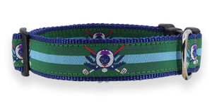 Golf Thistle on Green Collar
