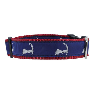 Cape Code - White on Navy Collar