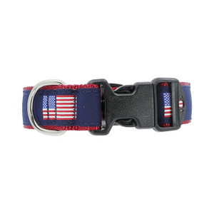 American Flag on Navy Collar