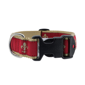 Fleur de Lis on Red Collar