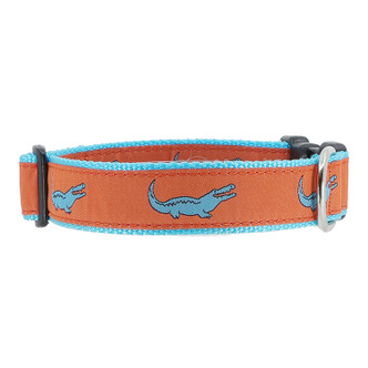 ALLIGATOR - BLUE ON ORANGE COLLAR ALLIGATOR - BLUE ON ORANGE COLLAR