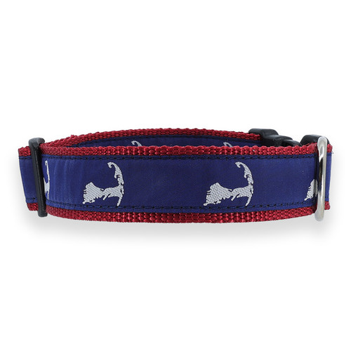 Cape Cod - White on Navy Collar