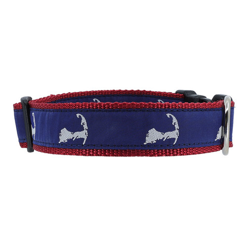 Cape Code - White on Navy Collar