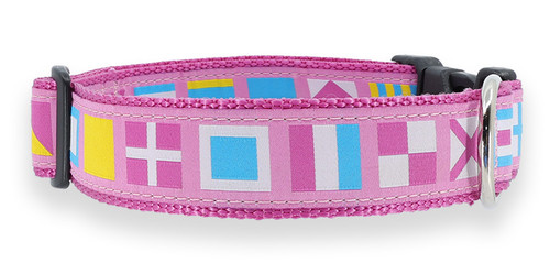 A-Z Code Flag on Pink Collar