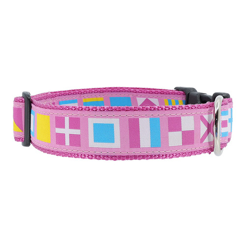 A-Z Code Flag on Pink Collar