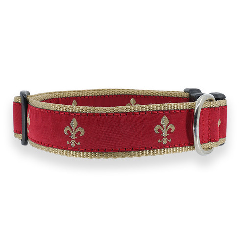 Fleur de Lis on Red Collar