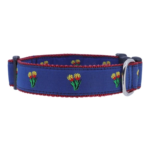 Tulips on Navy