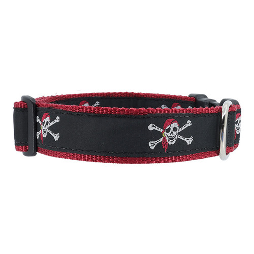 Skull and Crossbones on Red