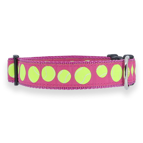 Tennis Balls on Pink Collar