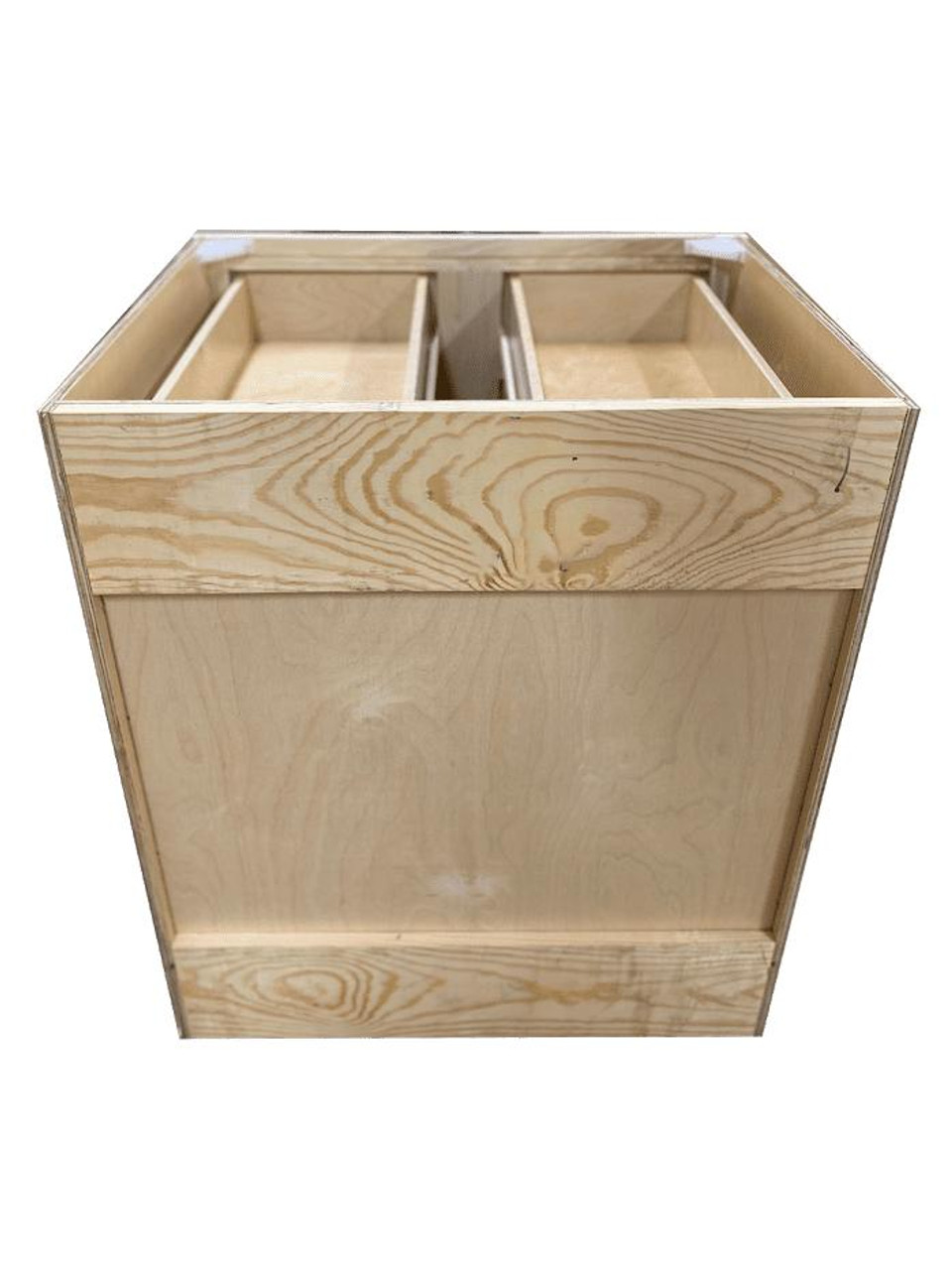 Kitchen Base Cabinet | Unfinished Poplar | Shaker Style | 33