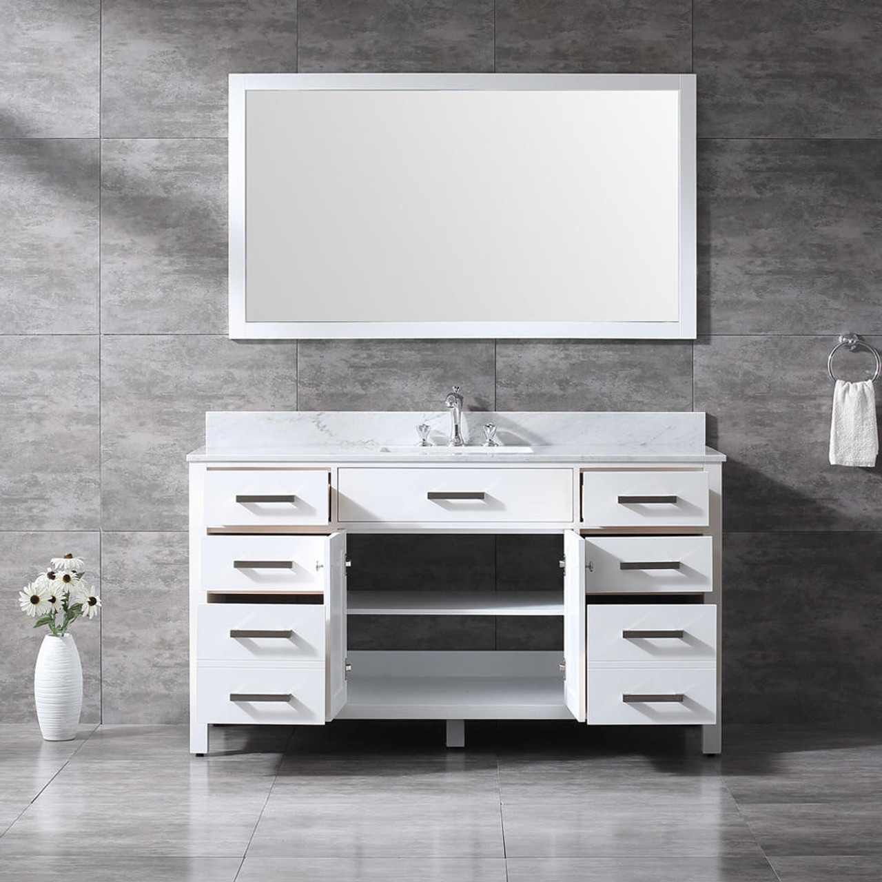 bathroom cabinet white wood