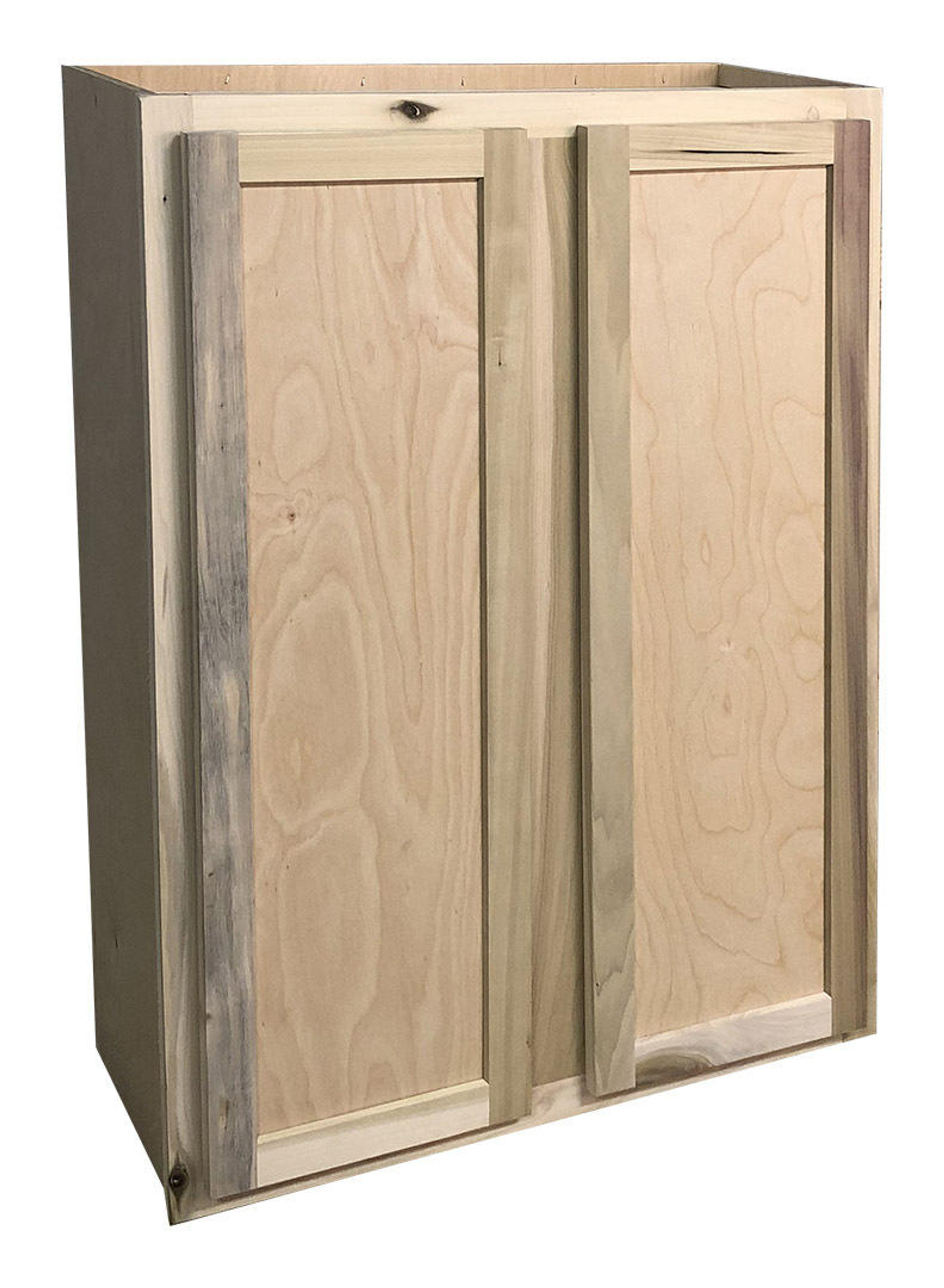 Kitchen Wall Cabinet | Unfinished Poplar | Shaker Style | 33 in x 42 in