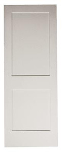 18 in x 80 in White Shaker 2-Panel Solid Core Primed MDF Interior Door Slab 18 in x 80 in White Shaker 2-Panel Solid Core Primed MDF Interior Door Slab