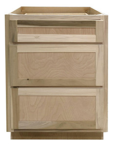 Yukon Saddle 3 Drawer Base Cabinet - Reflections Cabinetry