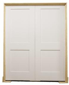 Wood Double French Doors 1/1 prehung