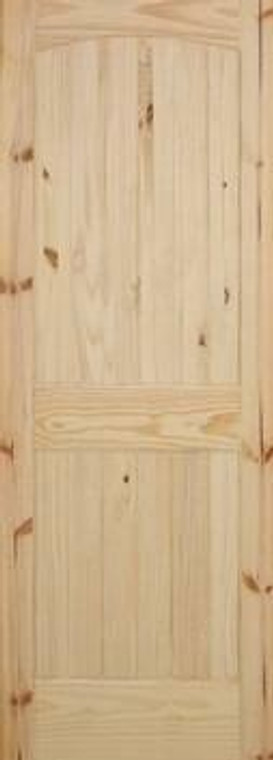 30 in x 80 in Cheyenne Knotty Pine Solid Core Interior Door Slab