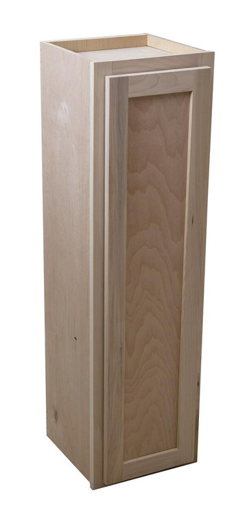 Kitchen Wall Cabinet or Unfinished Poplar or Shaker Style or 12x42x12 in