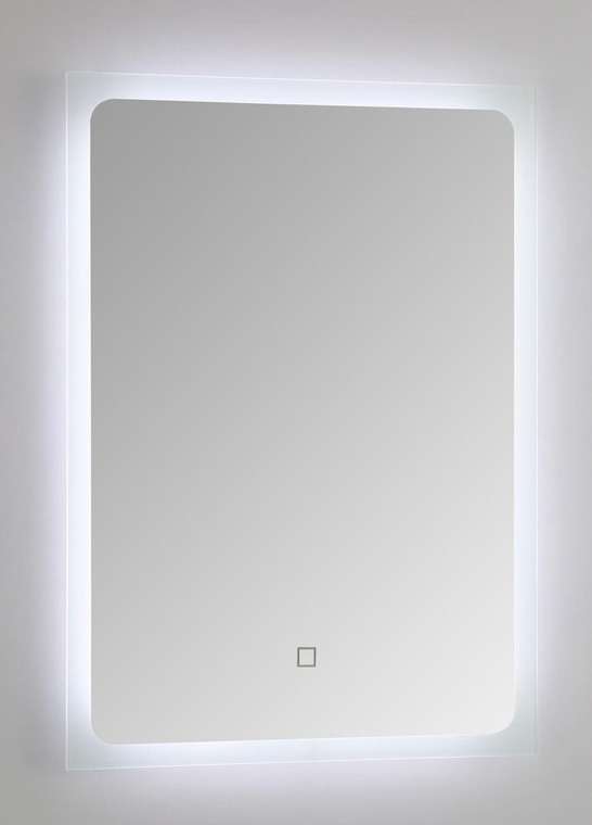 Square LED Bathroom Wall Mirror or 19.5X27.5 in