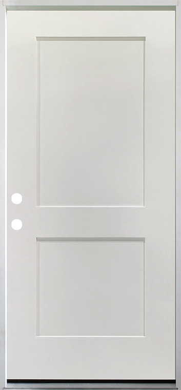  36 in. x 79 in. 2 Panel Primed 20 Min. Fire-Rated House-to-Garage Single Prehung Interior Door