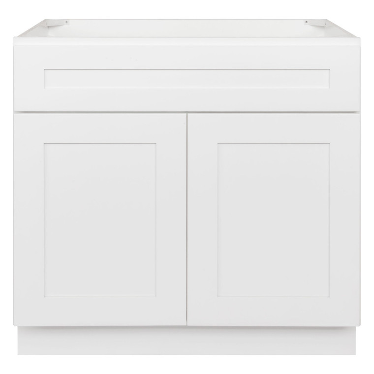 LessCare Vanity Sink Base Cabinet 36 x 21 x 34.5 | LessCare Alpina White
