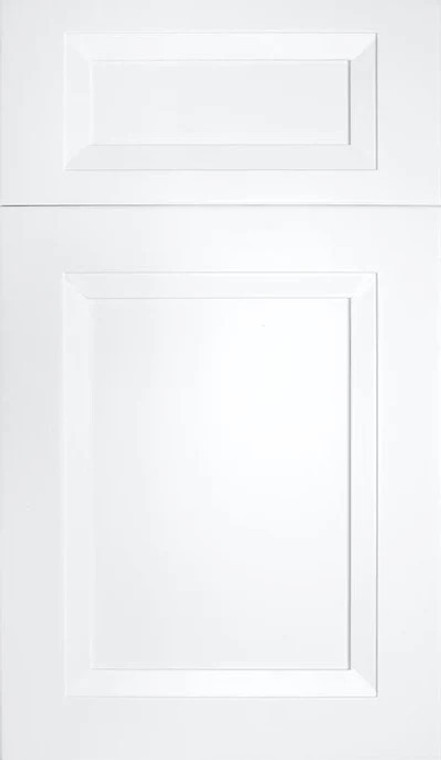  Fabuwood Allure Onyx Frost Recessed Panel White Door Sample