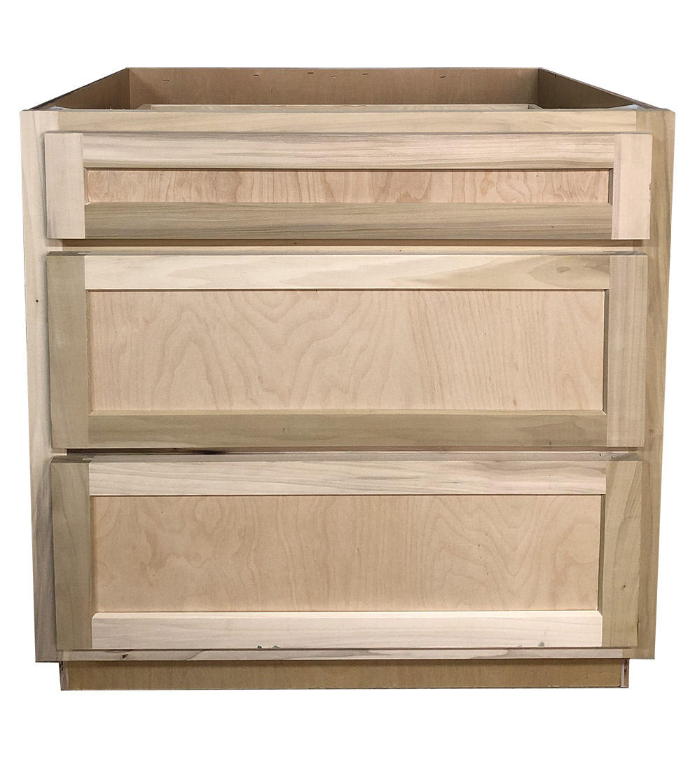 3-DRAWER VS 4-DRAWER BASE CABINETS