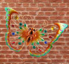 Large Metal Garden Wall Art Plaque Choice of 4 Bee Butterfly Dragonfly Hummingbird
