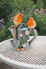 2 Robins on a Garden Watering Can Floral Garden indoor/Outdoor Ornament