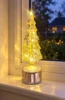 30cm Rotating LED Light Up Christmas Tree Choice of 2 Colours Gold or Silver Home