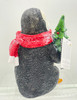Christmas Light Up LED Scarf Penguin with Christmas Tree Ornament Indoor Use