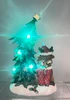Christmas Highland Cow Christmas Tree Multi Coloured LEDs Ornament Indoor Use