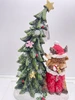 Christmas Highland Cow Christmas Tree Multi Coloured LEDs Ornament Indoor Use