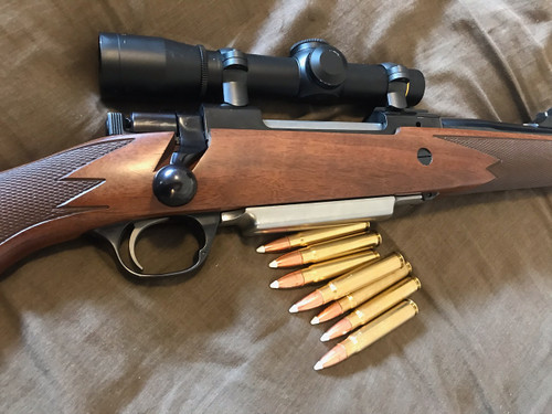 Ruger 30-06 M77 with two extra round floor plate