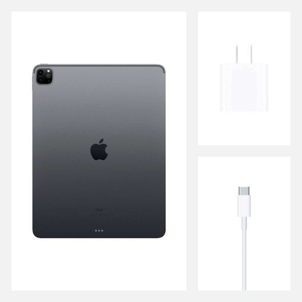 Apple - 12.9-Inch iPad Pro (4th Gen 2020) with Wi-Fi + Cellular