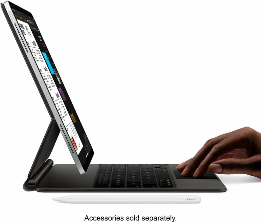 Apple - 12.9-Inch iPad Pro (4th Gen 2020) with Wi-Fi + Cellular