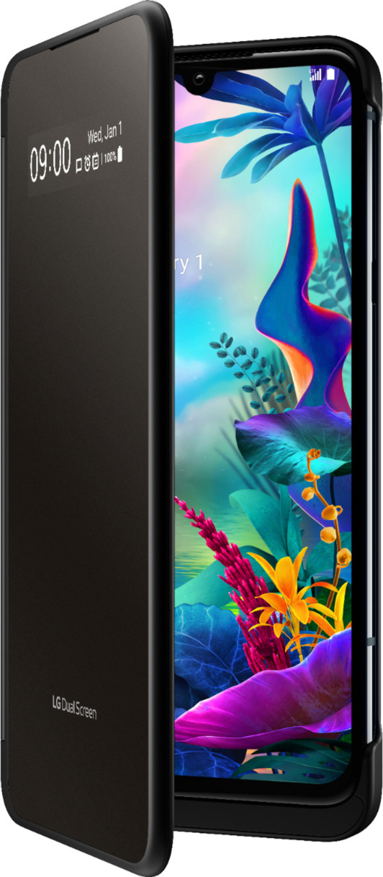 LG - G8X ThinQ デュアル スクリーン 128GB 携帯電話 (ロック解除