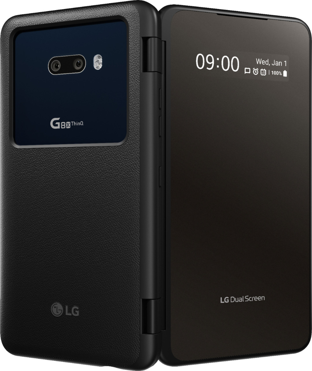 LG - G8X ThinQ Dual Screen with 128GB Cell Phone (Unlocked) - Black