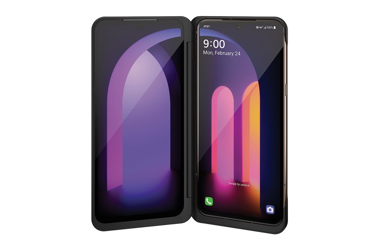 LG - V60 ThinQ 5G Enabled - Classy Blue (AT&T)