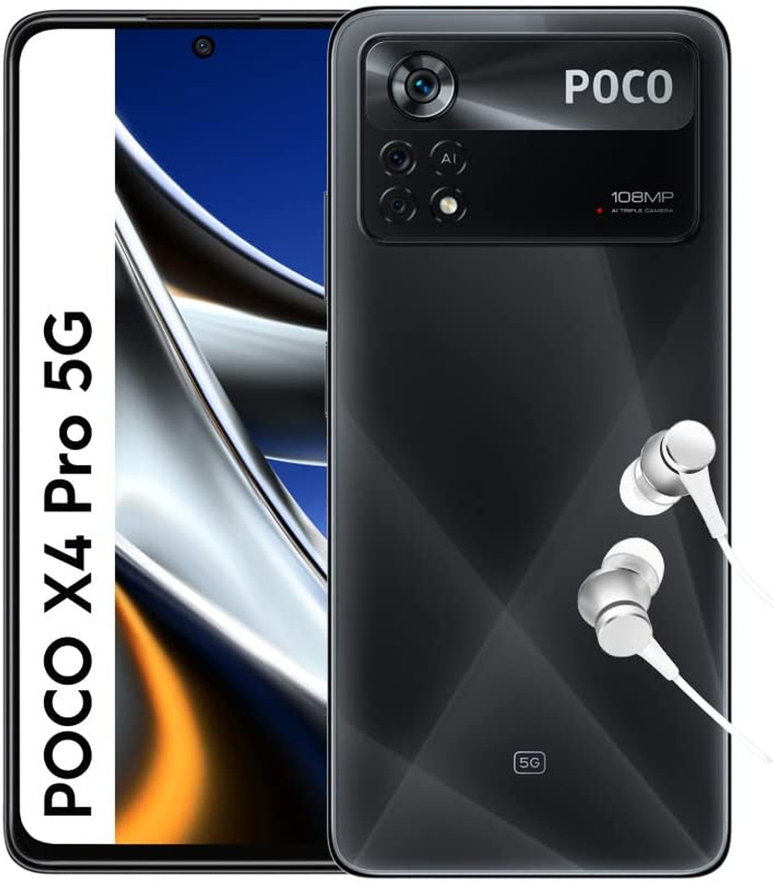 Xiaomi Poco X4 Pro 5G 128GB/6GB RAM 6.67 AMOLED Display 5000 mAh Battery  Global Version Laser Blue (New)