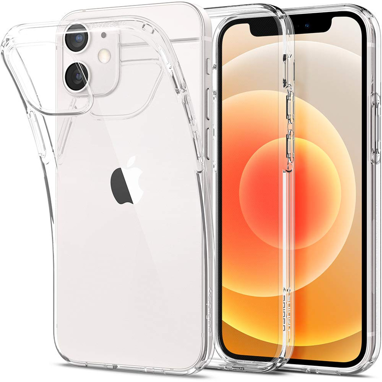 Funda Spigen Crystal Hybrid para iPhone 12 mini - Crystal Clear