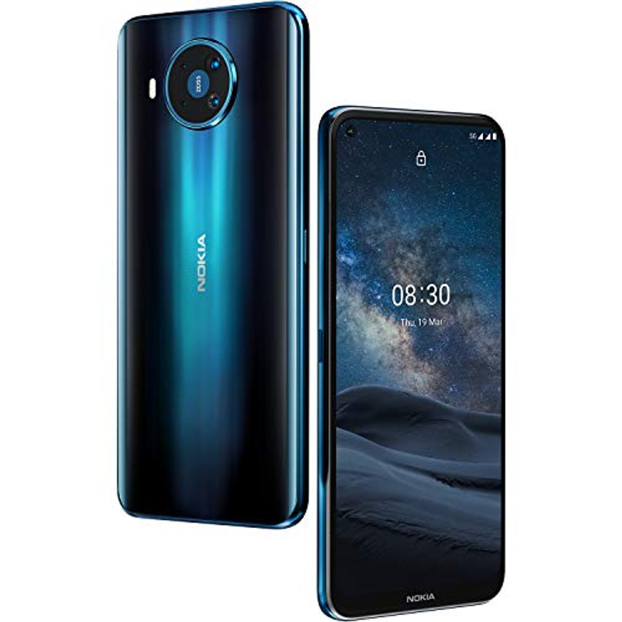 Nokia 8.3 5G Unlocked Smartphone with 8/128 GB Memory Dual SIM,6.81-Display  Polar Night