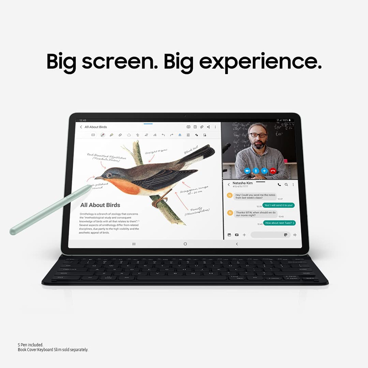 Galaxy Tab S7+ (12.4”, Wi-Fi) con S Pen