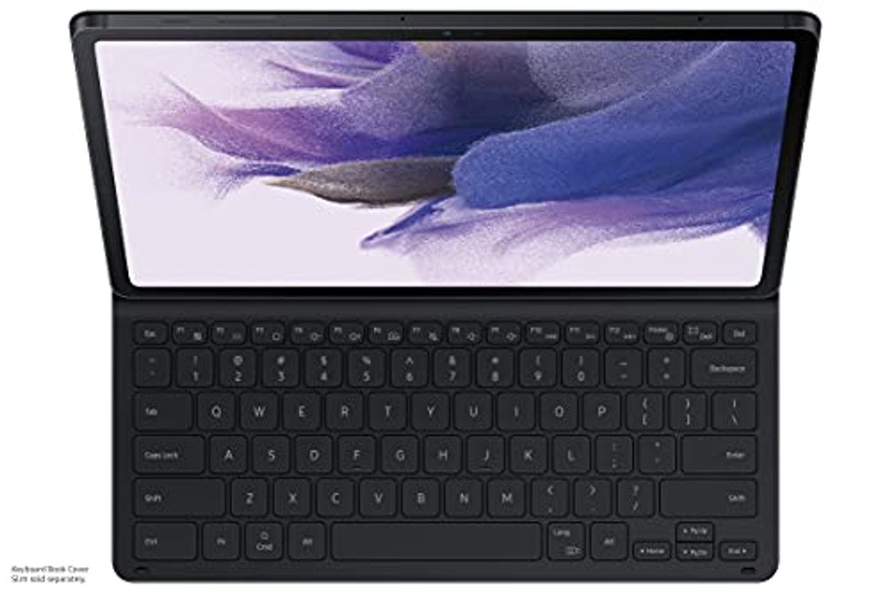 純正 galaxy tab s7+ s8+ keyboard Slim Galaxy Tab S8+ / S7 FE / S7+ Book Cover Keyboard Slim, Black