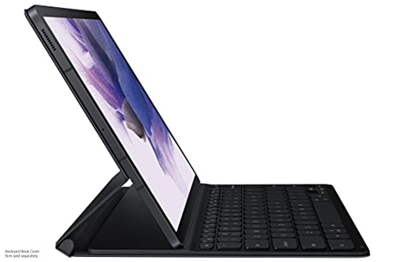 純正 galaxy tab s7+ s8+ keyboard Slim Galaxy Tab S8+ / S7 FE / S7+ Book Cover Keyboard Slim, Black