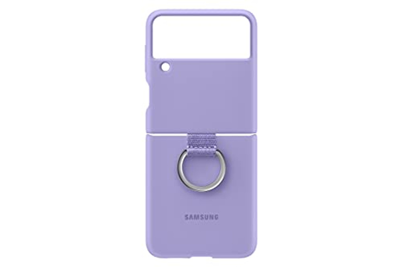 For Samsung Galaxy Z Flip 3 5G Shockproof Ring Case Magnetic Slim Plating  Cover