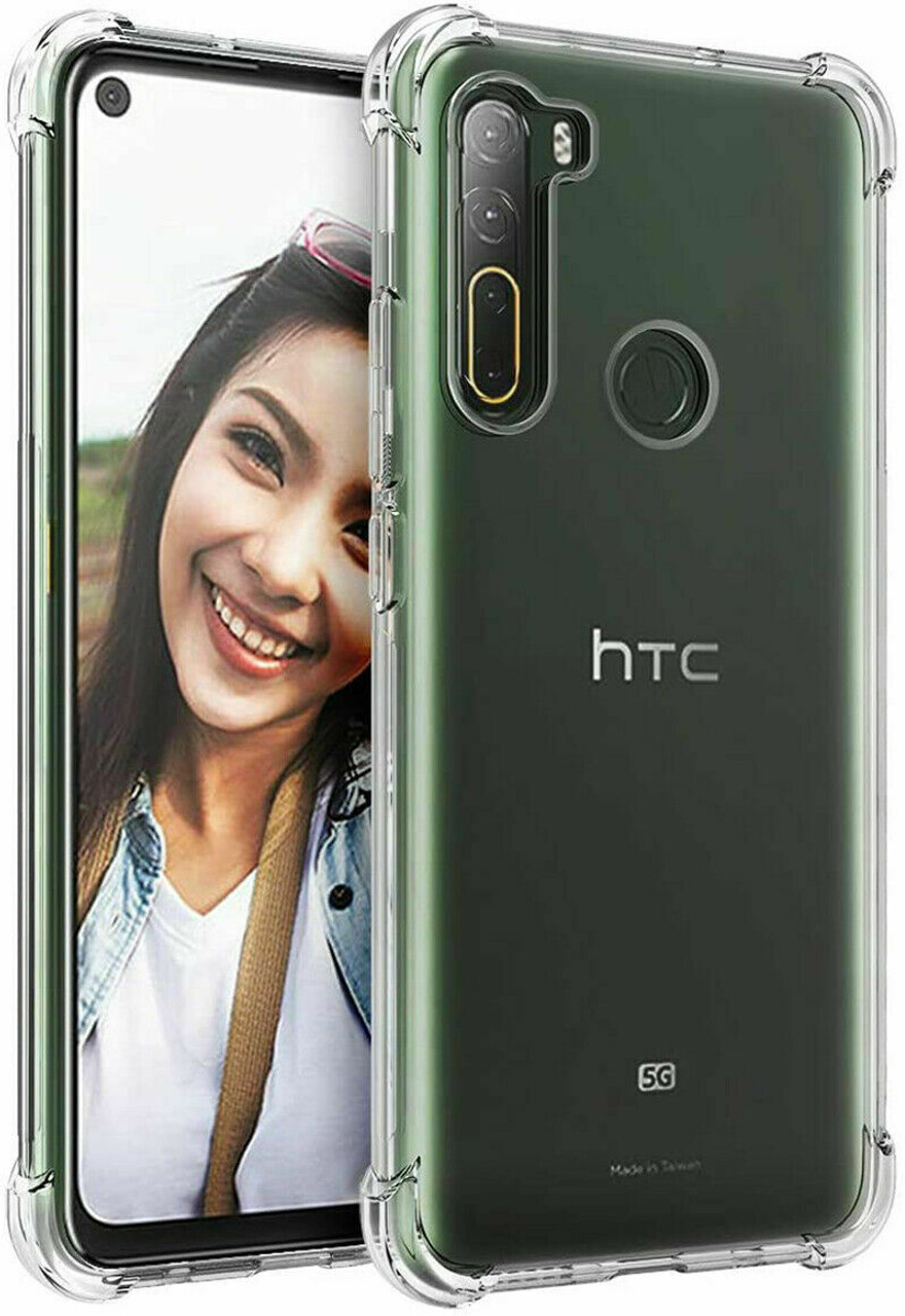 hospita Ventileren span For HTC U20 Desire 20 Plus 21 Pro 19s U12 U11 Shockproof Crystal Soft Case  Cover