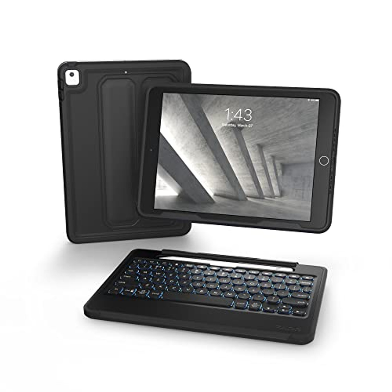 ZAGG - Apple iPad 10.2 / Air 10.5 / Pro 10.5用の頑丈なBook Go