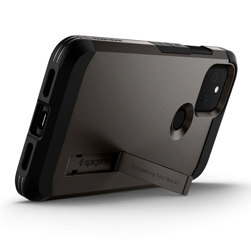 Google Pixel 4a 5G Pixel 5 Case | Spigen [Tough Armor] Protective