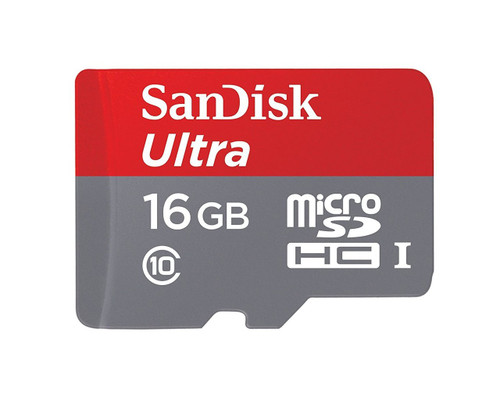 SanDisk Ultra microSDXC UHS-I Card with Adapter 16GB